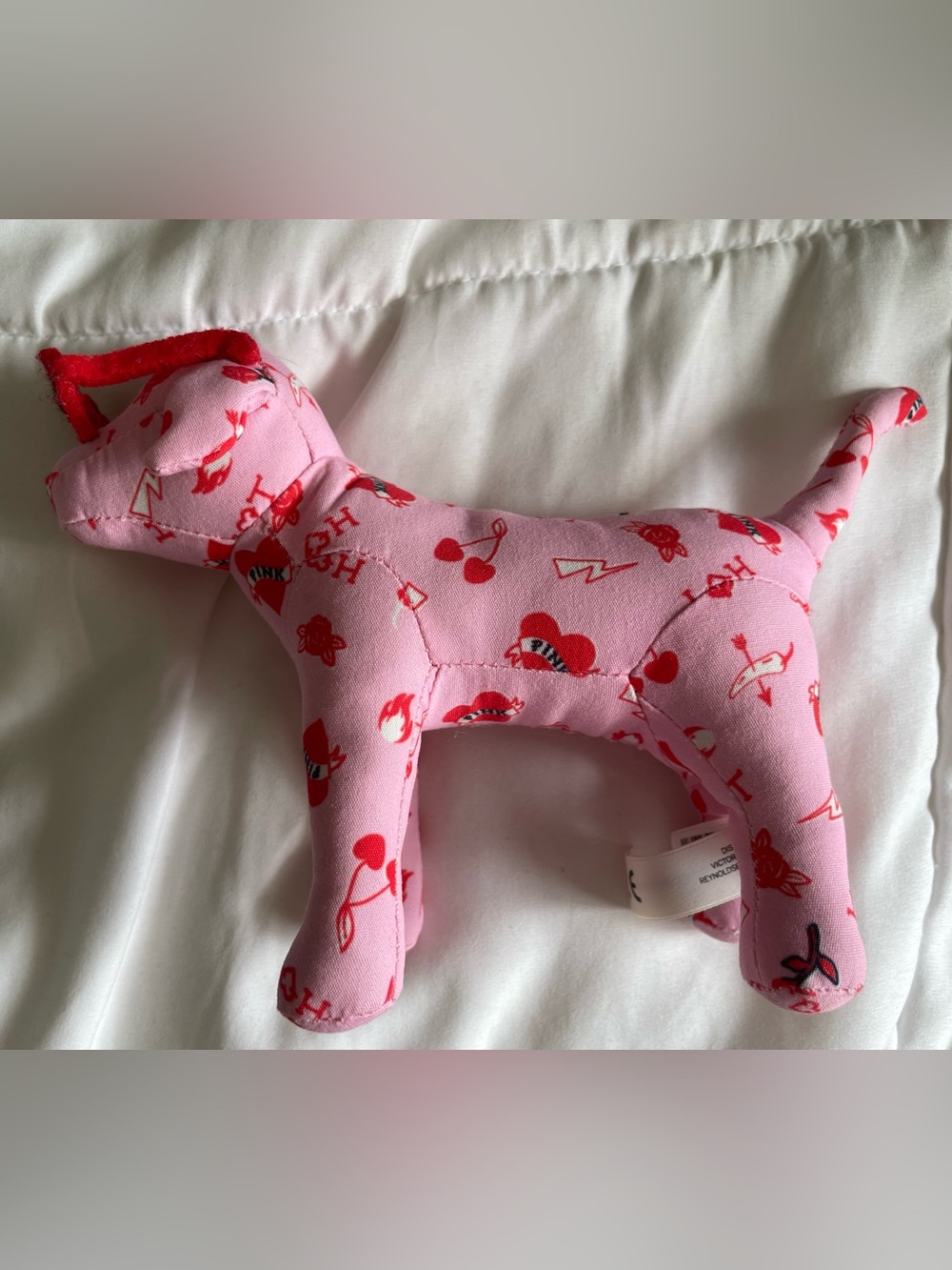 PINK Victoria's Secret Valentine’s Day dog NWOT